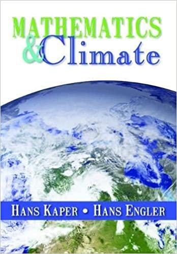 mathematics and climate 1st edition hans kaper, hans engler 1611972604, 9781611972603