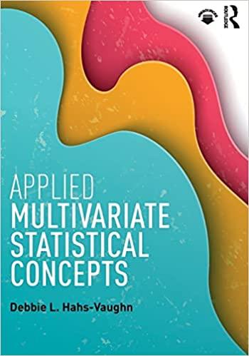 applied multivariate statistical concepts 1st edition debbie l. hahs-vaughn 0415842360, 9780415842365
