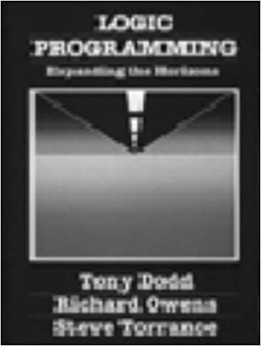 logic programming expanding the horizons 1st edition stephen torrance, tony dodd, r. owens 1871516153,