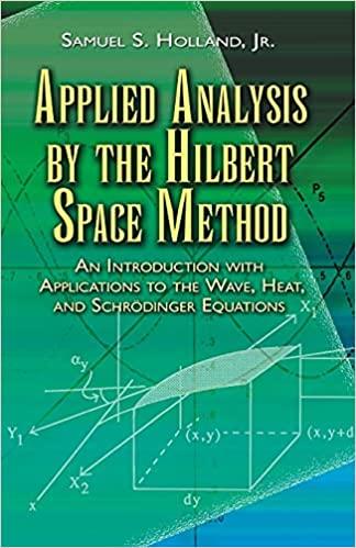 applied analysis by the hilbert space method 1st edition samuel s. holland 0486458016, 9780486458014
