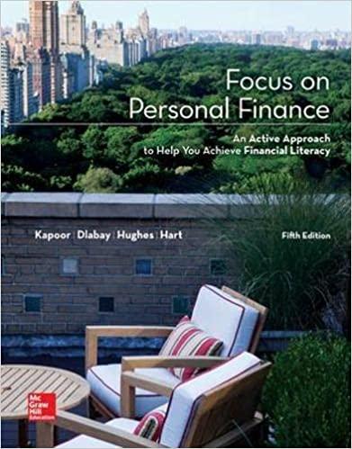 focus on personal finance 5th edition jack r. kapoor, les r. dlabay professor, robert j. hughes, melissa hart