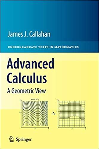 Advanced Calculus A Geometric View