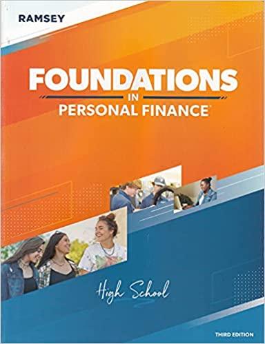 foundations in personal finance 3rd edition dave ramsey 1936948524, 978-1936948529