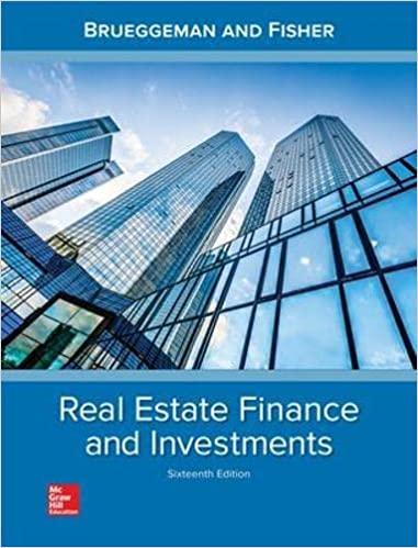 real estate finance and investments 16th edition william brueggeman, jeffrey fisher 1259919684, 978-1259919688