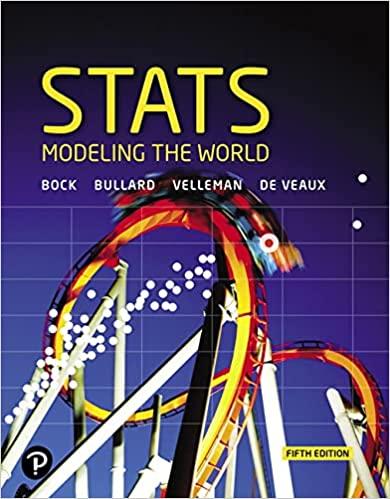 stats modeling the world 5th edition david bock, paul velleman, richard de veaux, floyd bullard 0134685768,