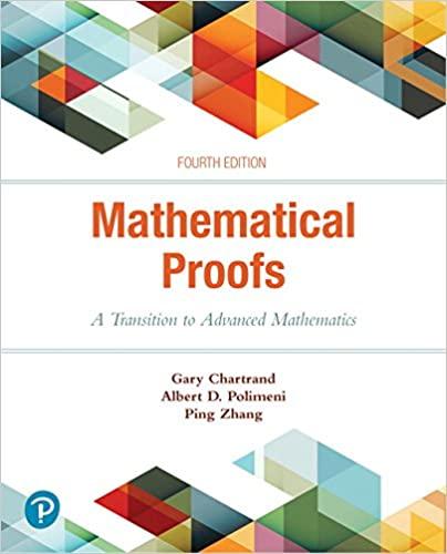 mathematical proofs a transition to advanced mathematics 4th edition gary chartrand, albert polimeni, ping