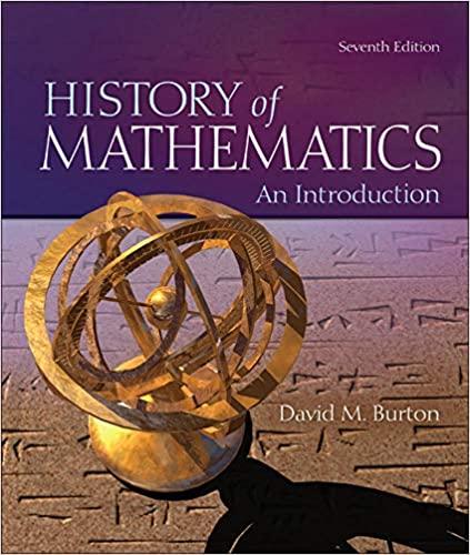 the history of mathematics an introduction 7th edition david burton 0073383155, 9780073383156