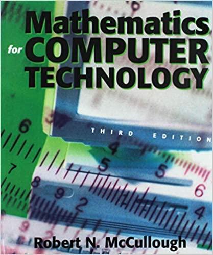 mathematics for computer technology 3rd edition robert mccullough 089582700x, 9780895827005