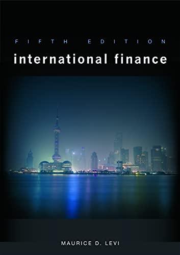 international finance 5th edition maurice d levi 0415774594, 9780415774598