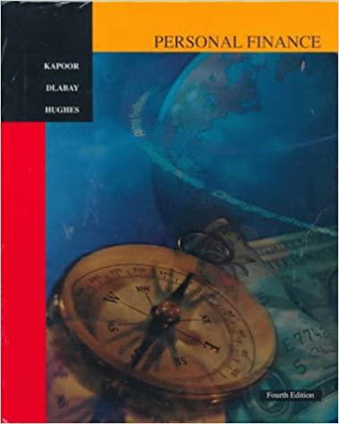 personal finance 4th edition jack kapoor, les dlabay, robert hughes 0256147175, 978-0256147179