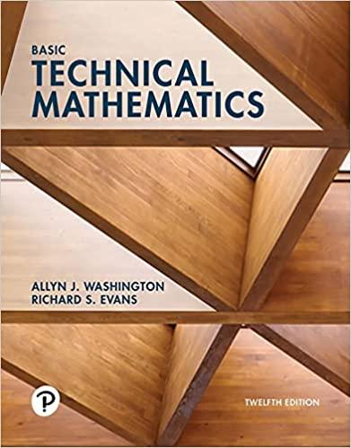 basic technical mathematics 12th edition allyn j. washington, richard evans 0137529899, 9780137529896