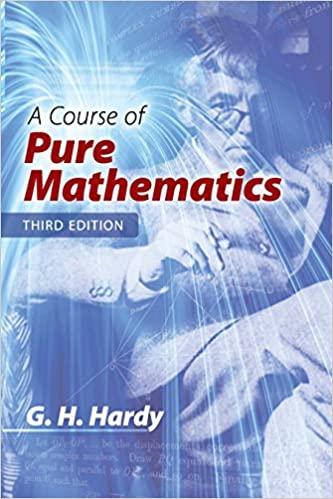 a course of pure mathematics 3rd edition g. h. hardy 0486822354, 9780486822358