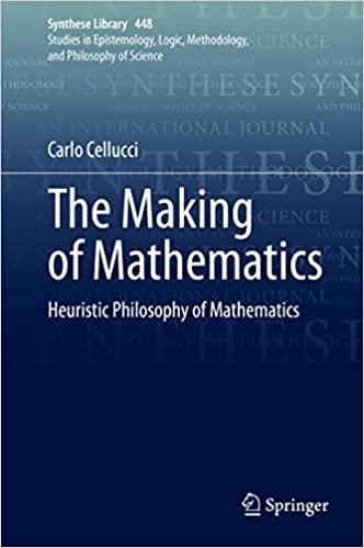 the making of mathematics heuristic philosophy of mathematics 1st edition carlo cellucci 3030897303,