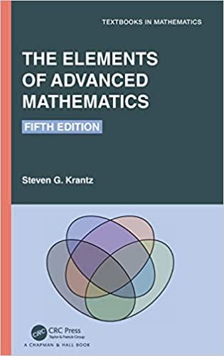 the elements of advanced mathematics 5th edition steven g. krantz 1032102756, 9781032102757