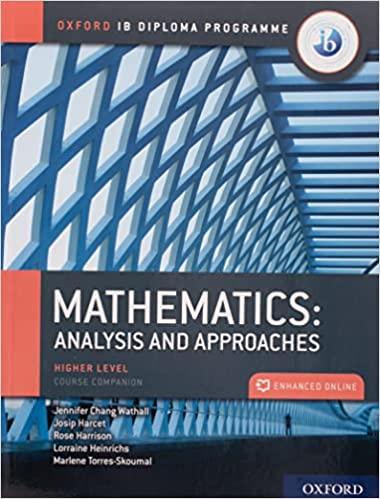 mathematics analysis and approaches oxford ib diploma programme 1st edition marlene torres skoumal, rose