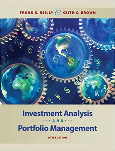 investment analysis and portfolio management 9th edition frank k. reilly, keith c. brown 0324656122,