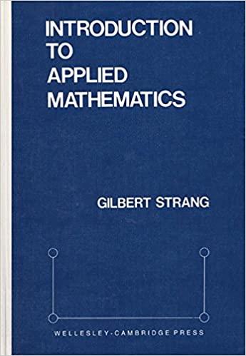 introduction to applied mathematics 1st edition gilbert strang 0961408804, 9780961408800