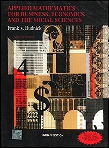 applied mathematics for business 4th edition frank s. budnick 0070706557, 9780070706552