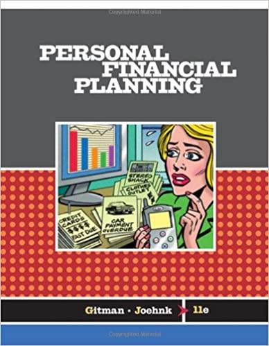 personal financial planning 11th edition lawrence j. gitman, michael d. joehnk 0324422865, 978-0324422863