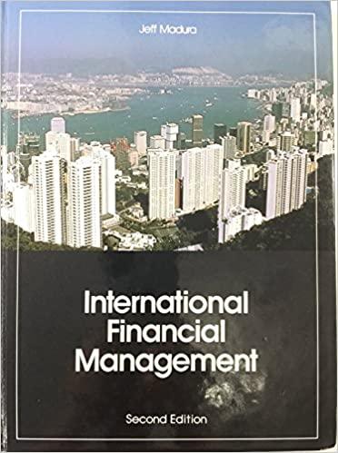 international financial management 2nd edition jeff madura 0314430296, 978-0314430298