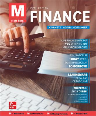 m: finance 5th edition marcia cornett, troy adair, john nofsinger 1260772357, 9781260772357