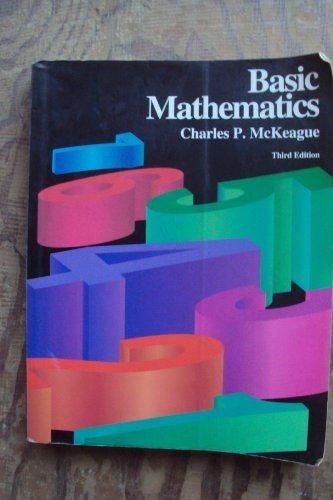 basic mathematics 3rd edition charles p. mckeague 0534144608, 9780534144609