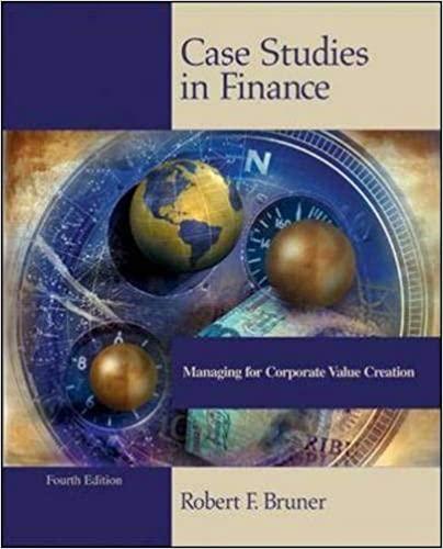 case studies in finance 4th edition robert f. bruner 0072338628, 978-0072338621