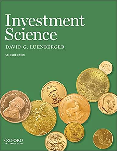 investment science 2nd edition david g. luenberger 0199740089, 978-0199740086