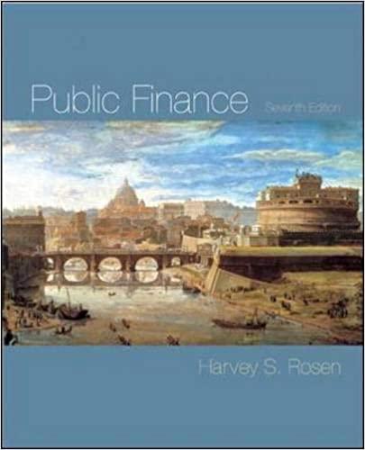 public finance 7th edition harvey s rosen 0072876484, 978-0072876482