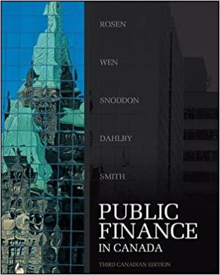 public finance in canada 3rd canadian edition harvey rosen, beverly george dahlby, roger smith, jean-francois