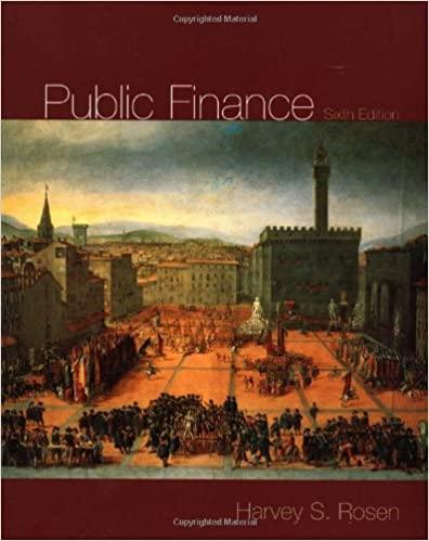 public finance 6th edition harvey s rosen 0072374055, 978-0072374056