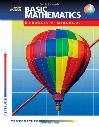 basic mathematics 6th edition mckeague 0534998186, 9780534998189