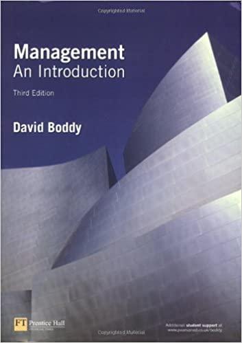 management an introduction 3rd edition david boddy 027369586x, 978-0273695868