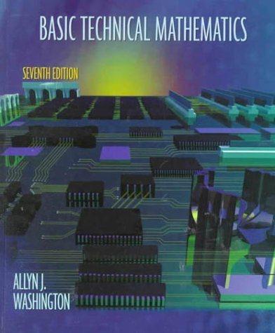 basic technical mathematics 7th edition allyn j. washington 0201356643, 9780201356649