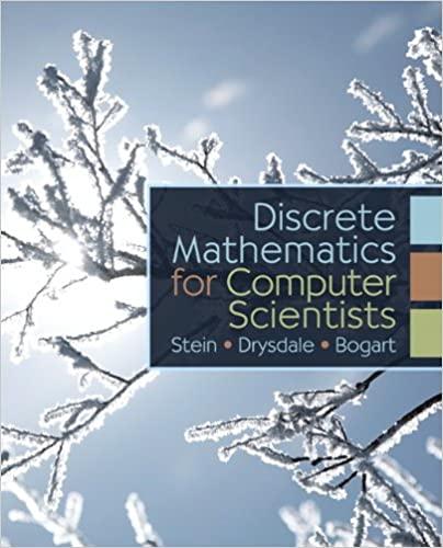 discrete mathematics for computer scientists 1st edition cliff l stein, robert drysdale, kenneth bogart