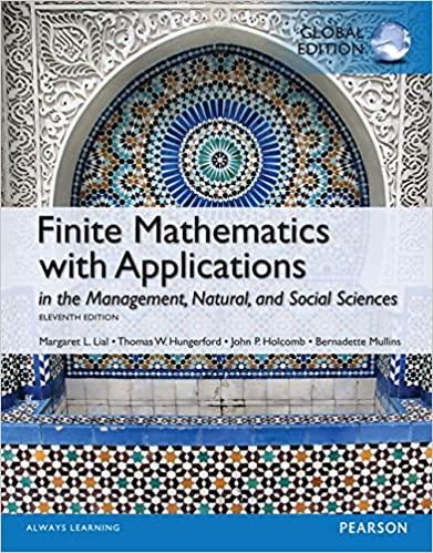 finite mathematics with applications global edition 11th edition margaret lial, thomas hungerford, john