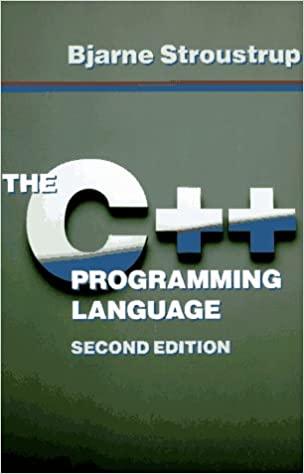 the c++ programming language 2nd edition bjarne stroustrup 0201539926, 978-0201539929