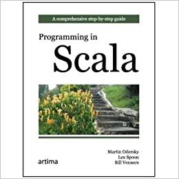 programming in scala 1st edition martin odersky, lex spoon, bill venners 0981531601, 978-0981531601