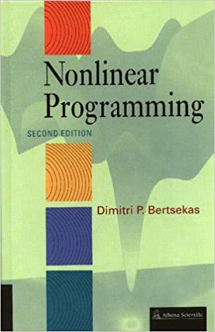 nonlinear programming 2nd edition dimitri bertsekas 1886529000, 978-1886529007