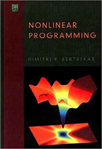 nonlinear programming 1st edition dimitri bertsekas 1886529140, 978-1886529144