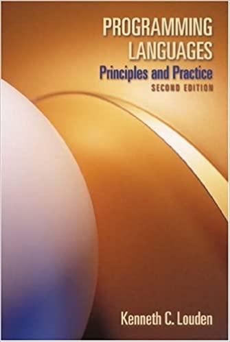 programming languages principles and practice 2nd edition kenneth c. louden 0534953417, 9780534953416