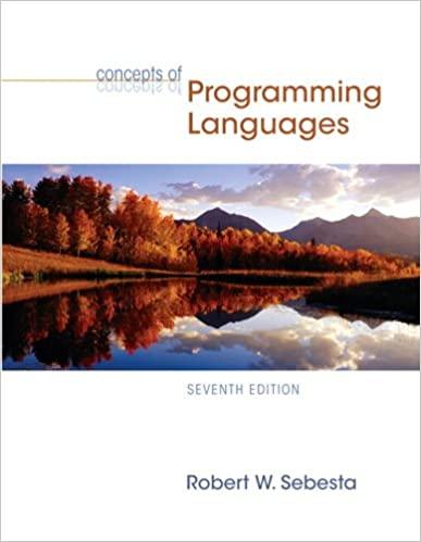 concepts of programming languages 7th edition robert w. sebesta 0321330250, 9780321330253