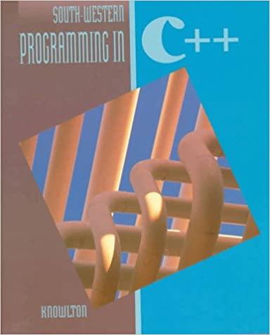 programming in c++ 1st edition todd knowlton 0538648864, 978-0538648868
