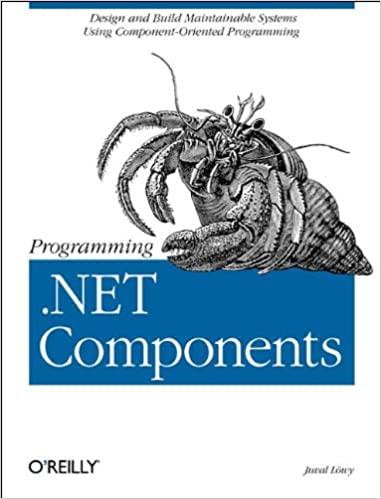programming .net components 1st edition juval lowy 0596003471, 9780596003470
