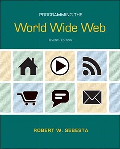 programming the world wide web 7th edition robert sebesta 0132665816, 978-9332518827