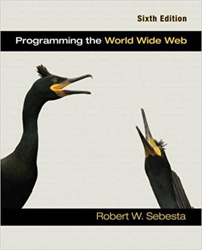 programming the world wide web 6th edition robert w. sebesta 0132130815, 9780132130813