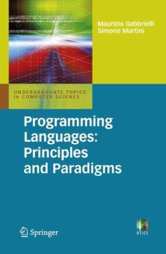 programming languages principles and paradigms undergraduate topics in computer science 2010th edition
