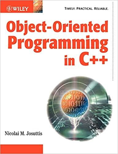 object oriented programming in c++ 1st edition nicolai m. josuttis 0470843993, 9780470843994