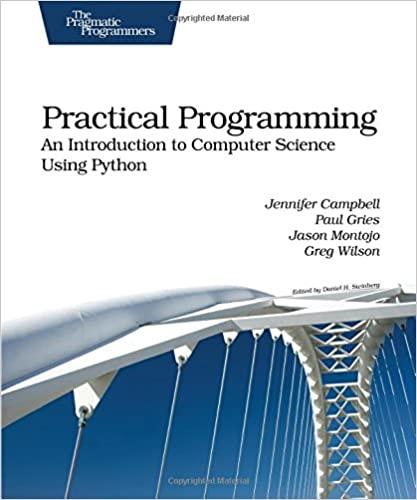 practical programming an introduction to computer science using python 1st edition paul gries, jennifer