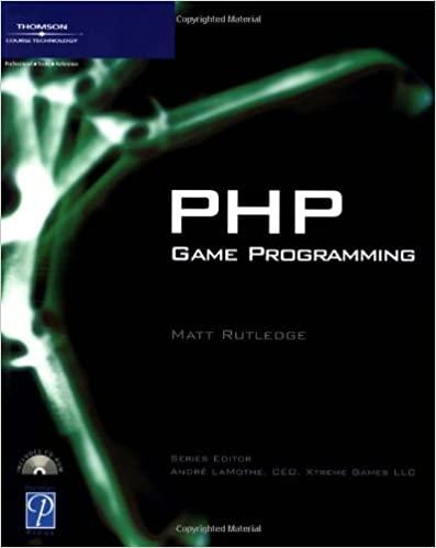 php game programming 1st edition matt rutledge 159200153x, 978-1592001538